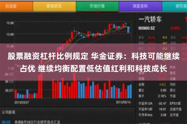 股票融资杠杆比例规定 华金证券：科技可能继续占优 继续均衡配置低估值红利和科技成长