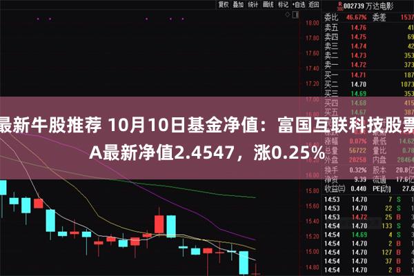 最新牛股推荐 10月10日基金净值：富国互联科技股票A最新净